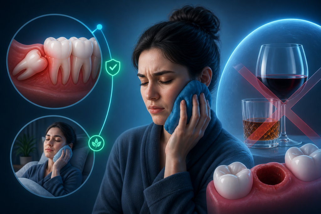 Drinking Alcohol After Wisdom Tooth Extraction: Risks and Wait Times