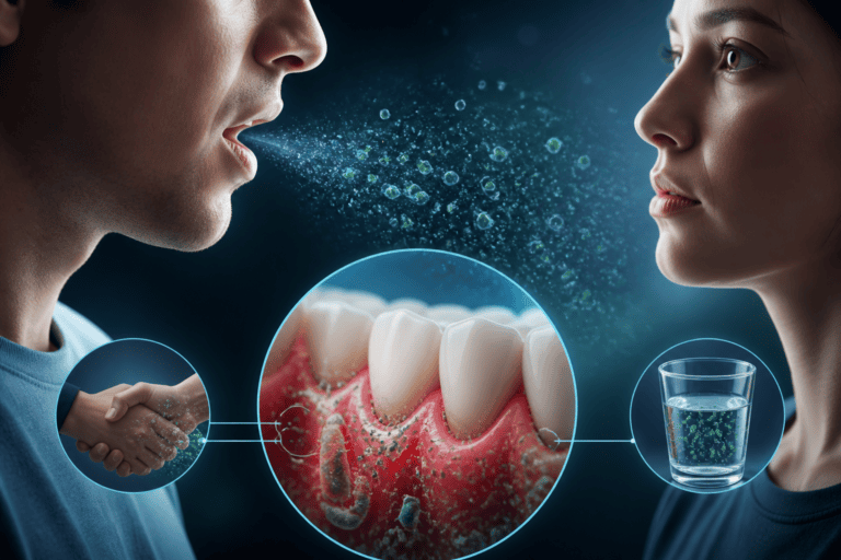Is Gingivitis Contagious? How Gum Disease Bacteria Spread